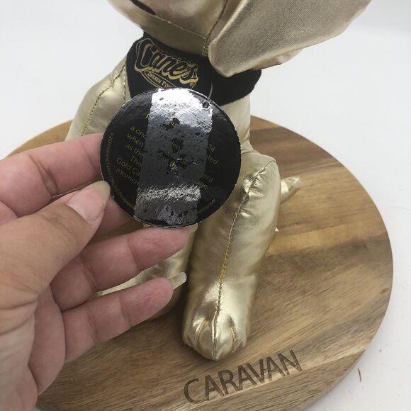 Raising Canes Plush Dog Gold Limited Edition 28th Golden Birthday With Tag - Picture 7 of 11